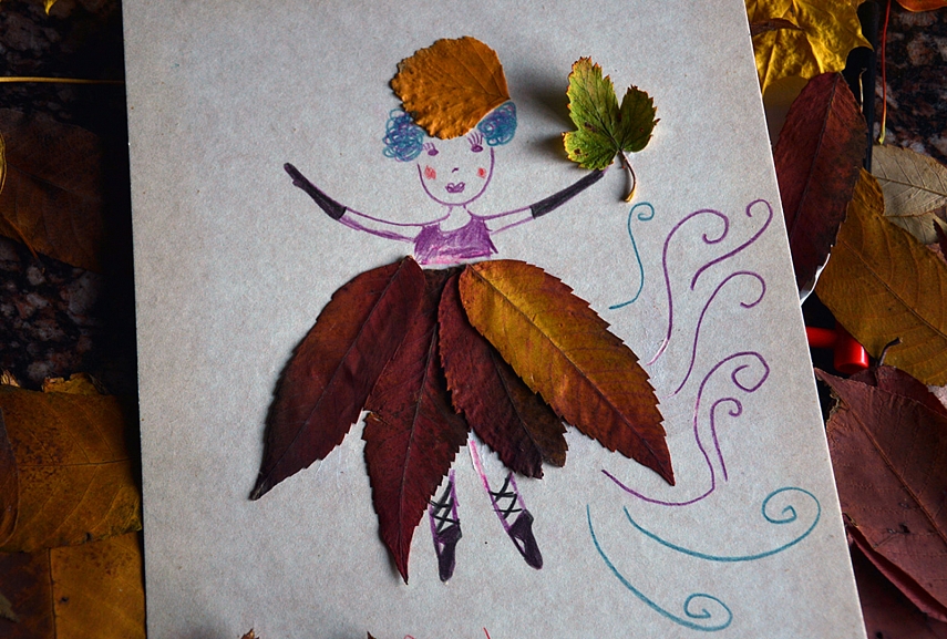 <p>Rudens šokėja. Vaikai diktavo, mama piešė...</p>
