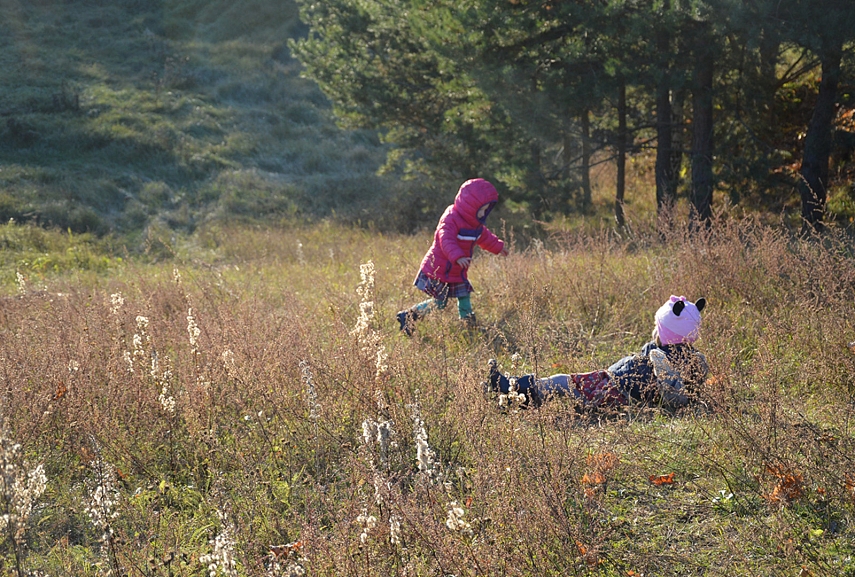 <p>Ridenamės nuo kalno</p>
