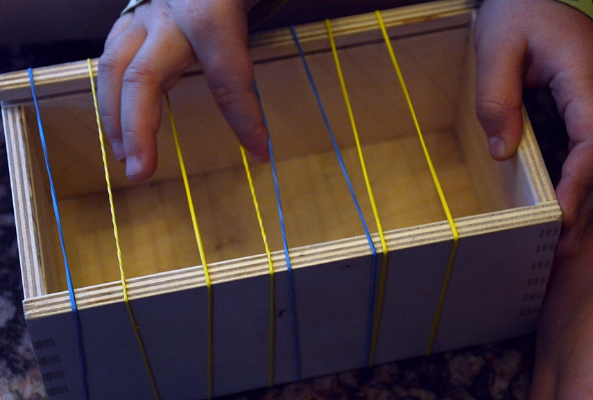 <p>Reikės skirtingų dydžių kanceliarinių gumų ir bet kokių dėžių..</p>
