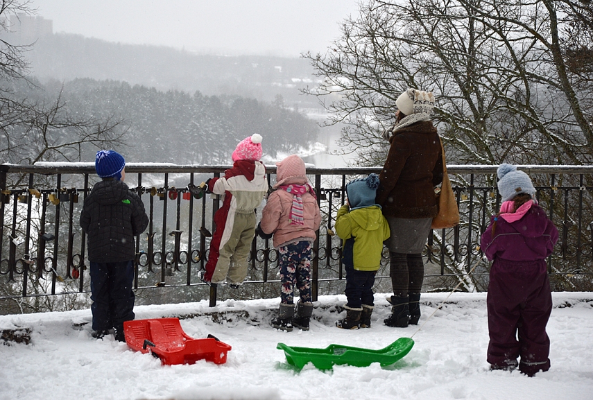 <p>Verkių parke su mamom</p>

