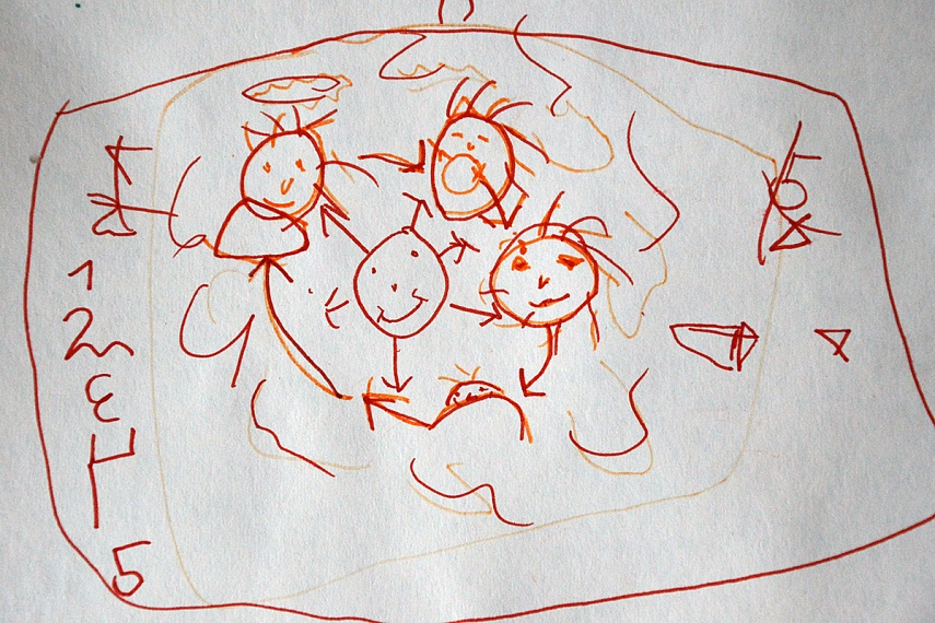 <p>Sofijos iliustracija eilėraščiui "Saulė ilsis"</p>
